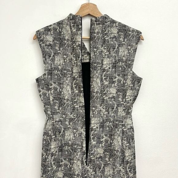 MM LaFleur Aditi Knee-Length Sleeveless Shift Dress Professional Crackle Size 2 - Picture 6 of 15